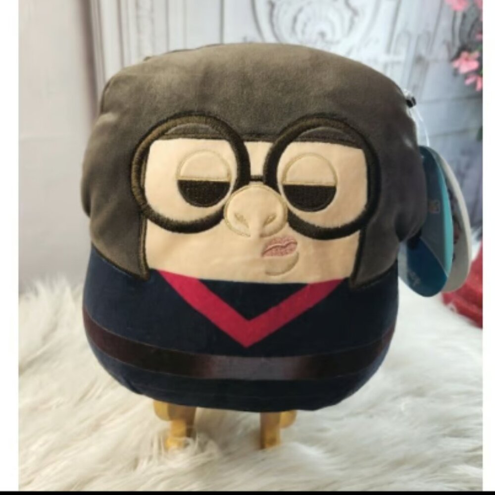 Disney Squishmallows Pixar The Incredibles Edna Mode 7” Inch Plush Brand New NWT
